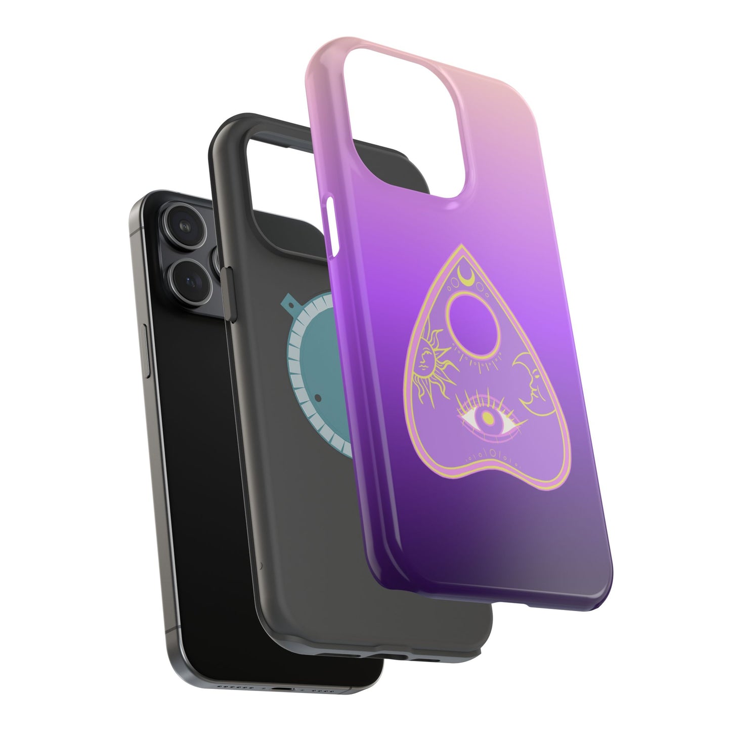 Purple Gradient with Planchette and Celestial Design