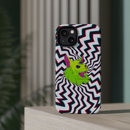 Vibrant Alien Cat Magnetic Phone Cases