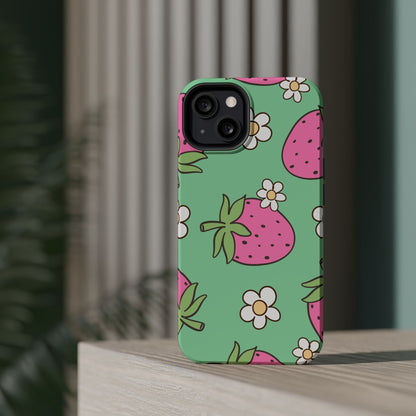 Cute Strawberry Impact-Resistant Phone Case