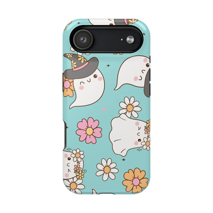 Cute Floral Ghost Magnetic Phone Case