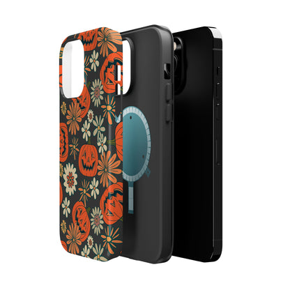 Pumpkin Floral iPhone Case
