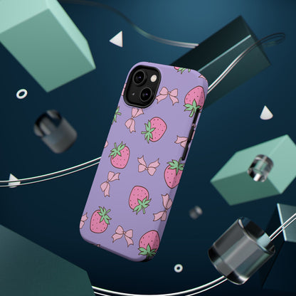 Cute Strawberry Pattern Phone Case
