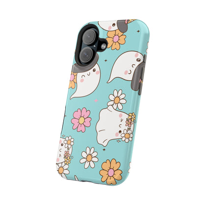 Cute Floral Ghost Magnetic Phone Case
