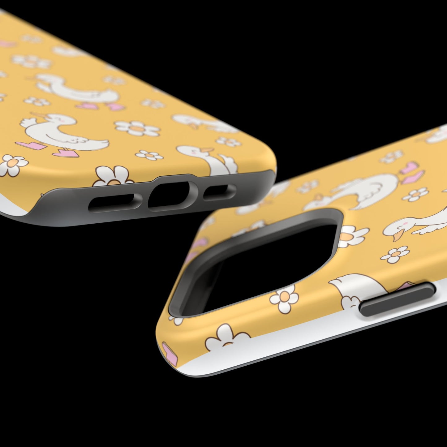 Charming Duck Pattern Magnetic Phone Case