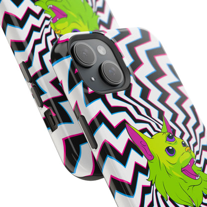 Vibrant Alien Cat Magnetic Phone Cases