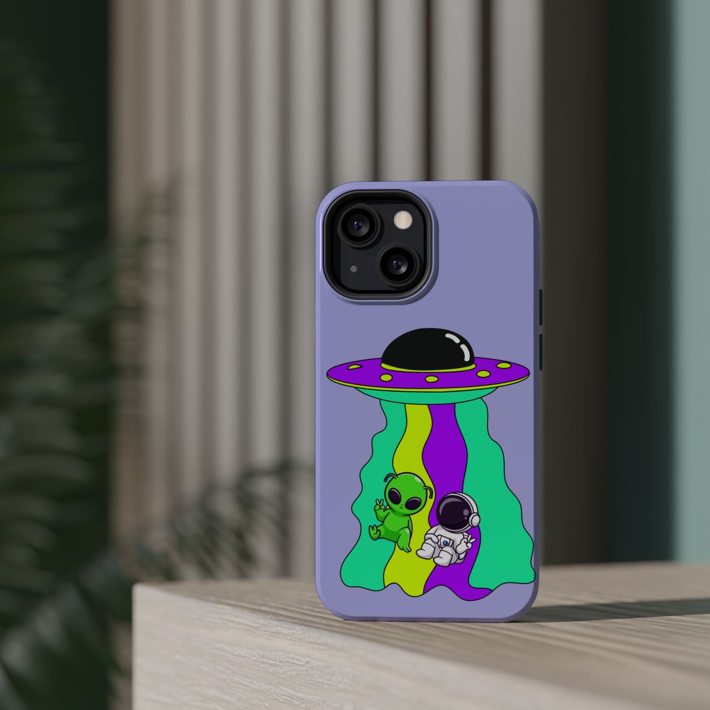 Alien and Astronaut Phone Case