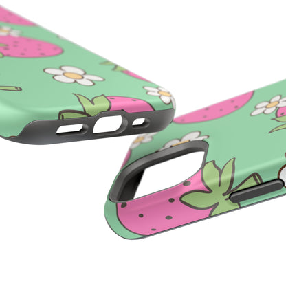 Cute Strawberry Impact-Resistant Phone Case