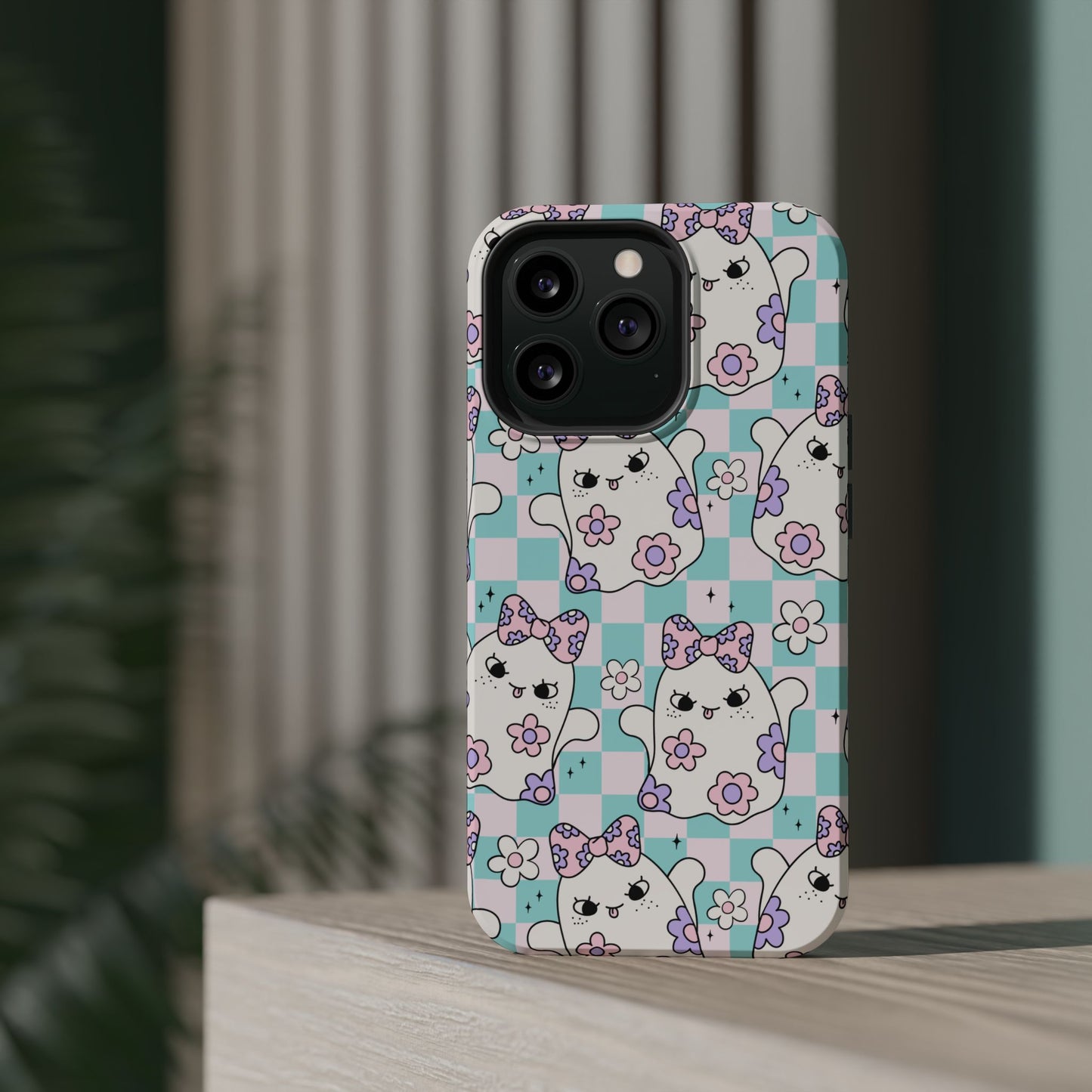 Adorable Ghost Pattern Magnetic Phone Case