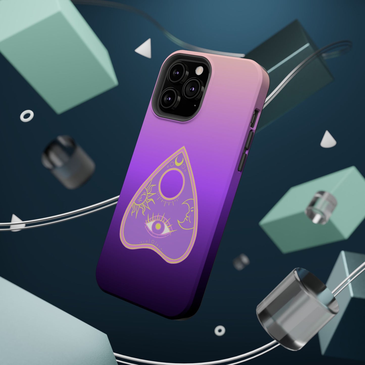 Purple Gradient with Planchette and Celestial Design