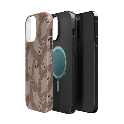 Ghostly Floral Magnetic Phone Cases