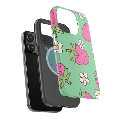 Cute Strawberry Impact-Resistant Phone Case