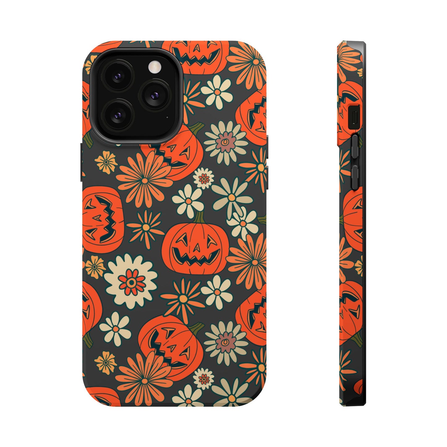 Pumpkin Floral iPhone Case