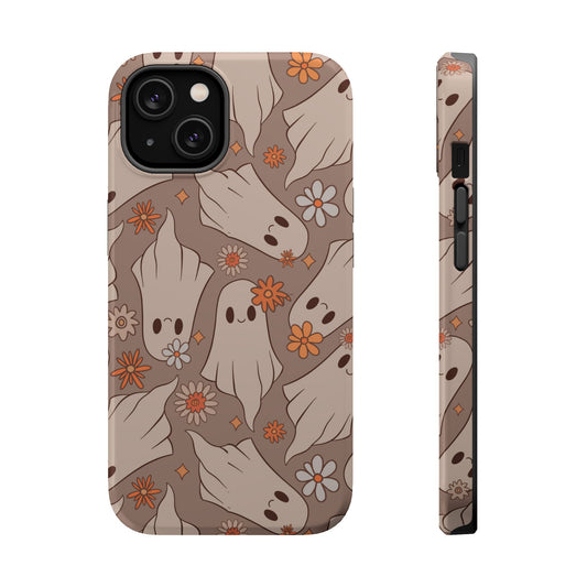 Ghostly Floral Magnetic Phone Cases