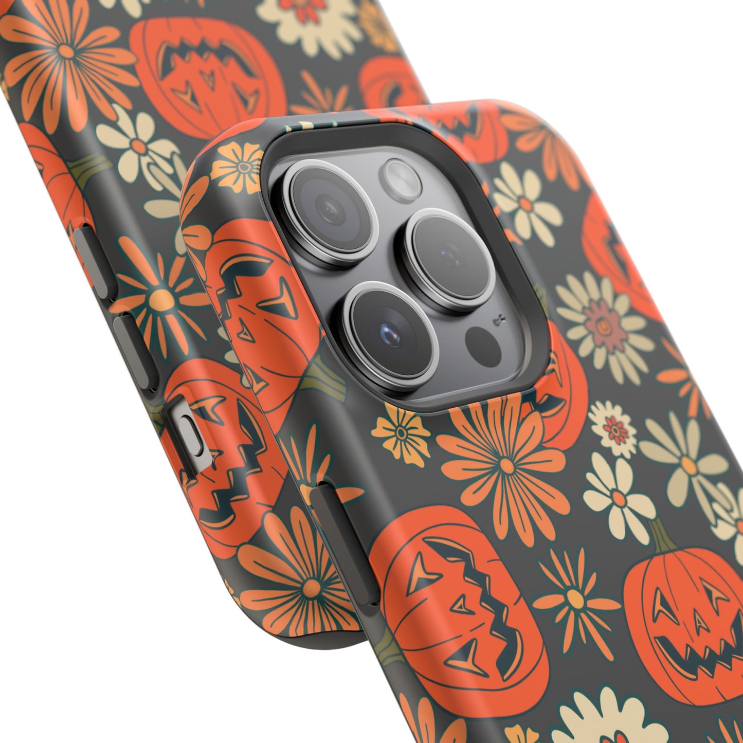 Pumpkin Floral iPhone Case