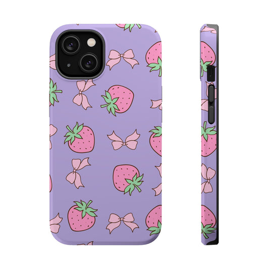 Cute Strawberry Pattern Phone Case