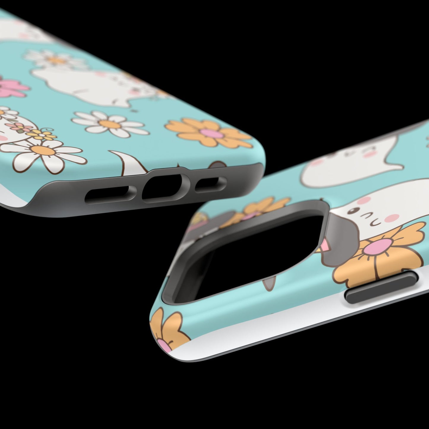 Cute Floral Ghost Magnetic Phone Case