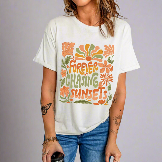Forever Chasing Sunsets Tee