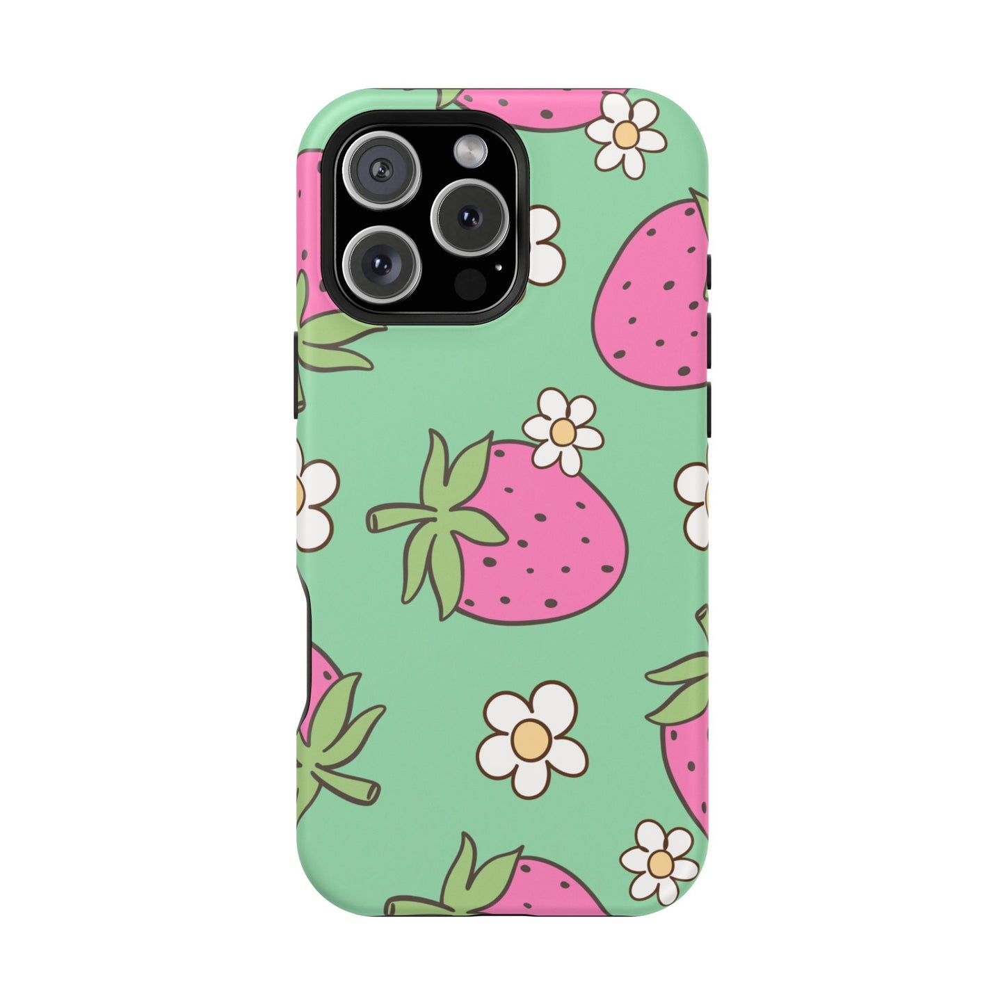 Cute Strawberry Impact-Resistant Phone Case