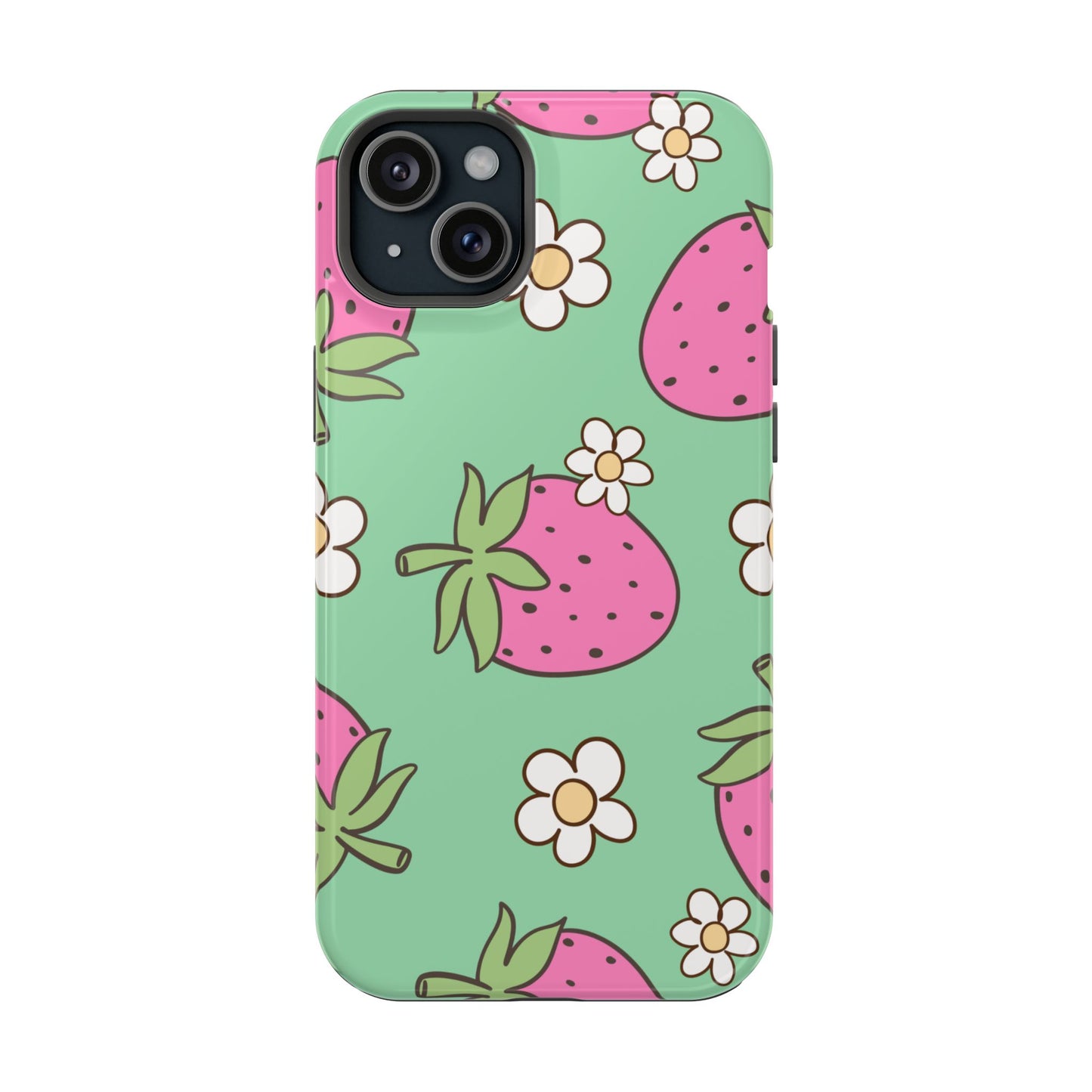 Cute Strawberry Impact-Resistant Phone Case