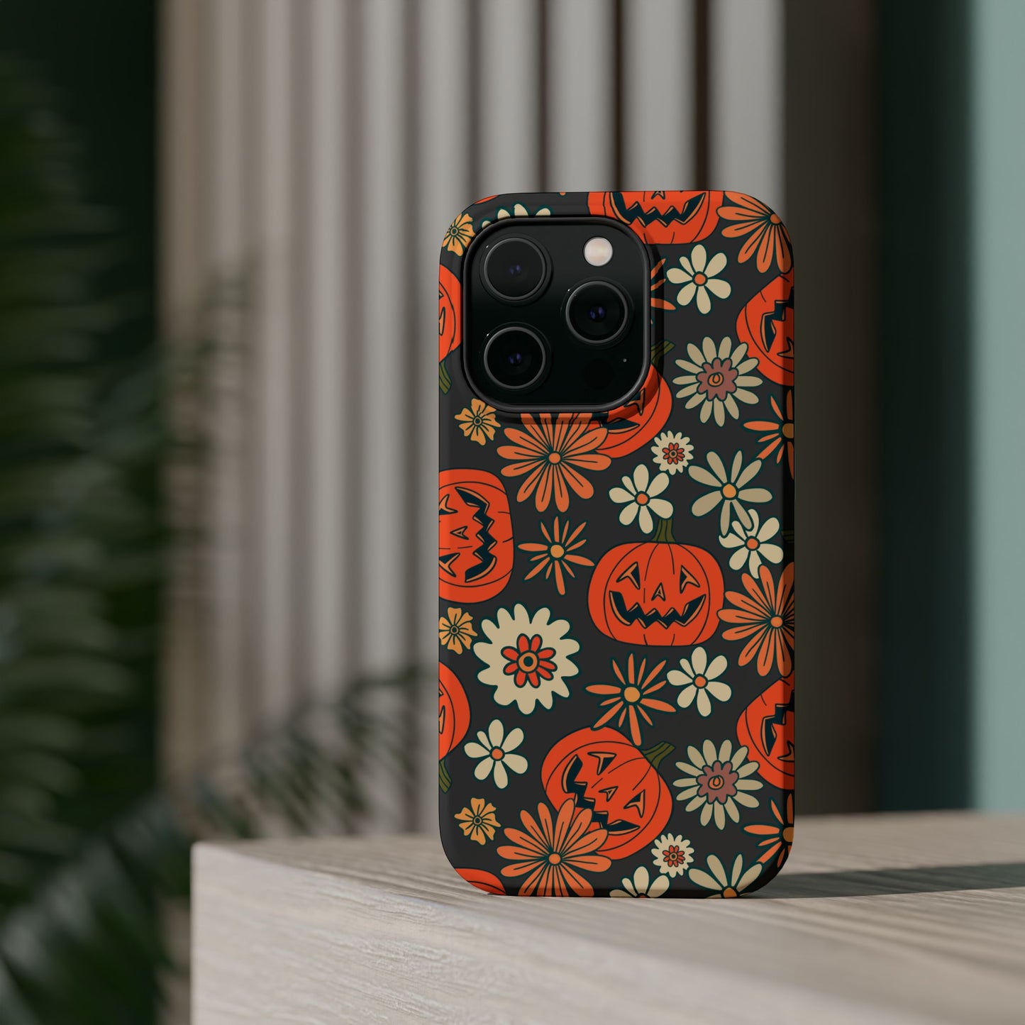 Pumpkin Floral iPhone Case