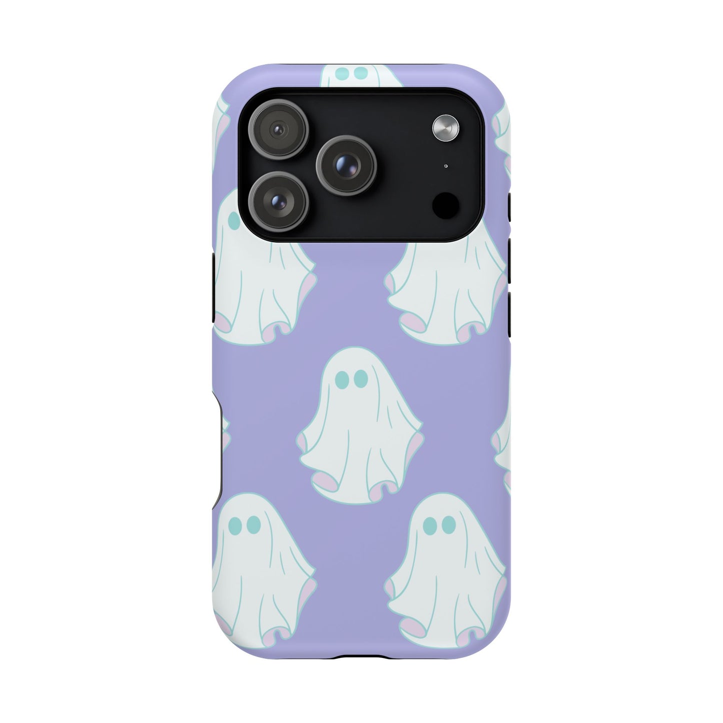 Ghost-Themed Impact-Resistant Phone Case