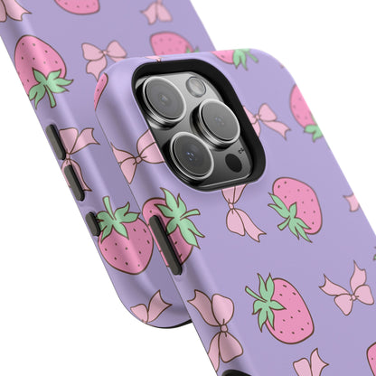 Cute Strawberry Pattern Phone Case