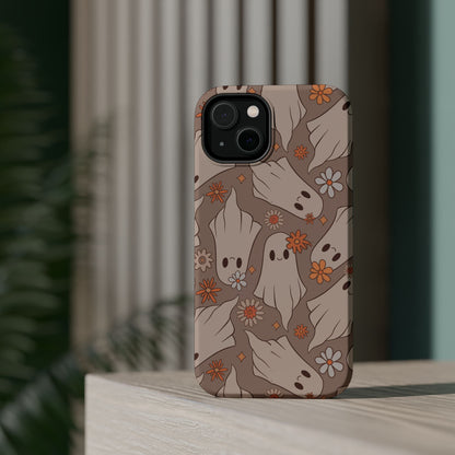 Ghostly Floral Magnetic Phone Cases