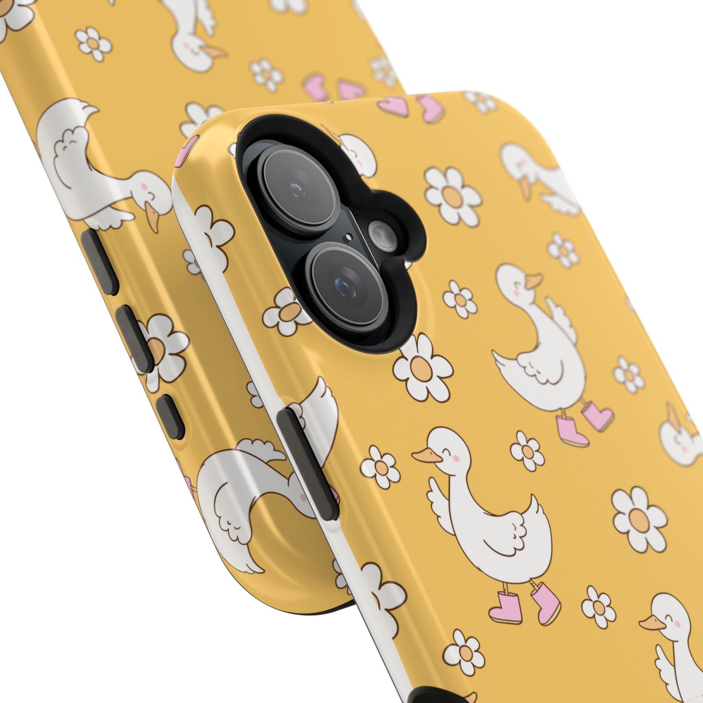 Charming Duck Pattern Magnetic Phone Case