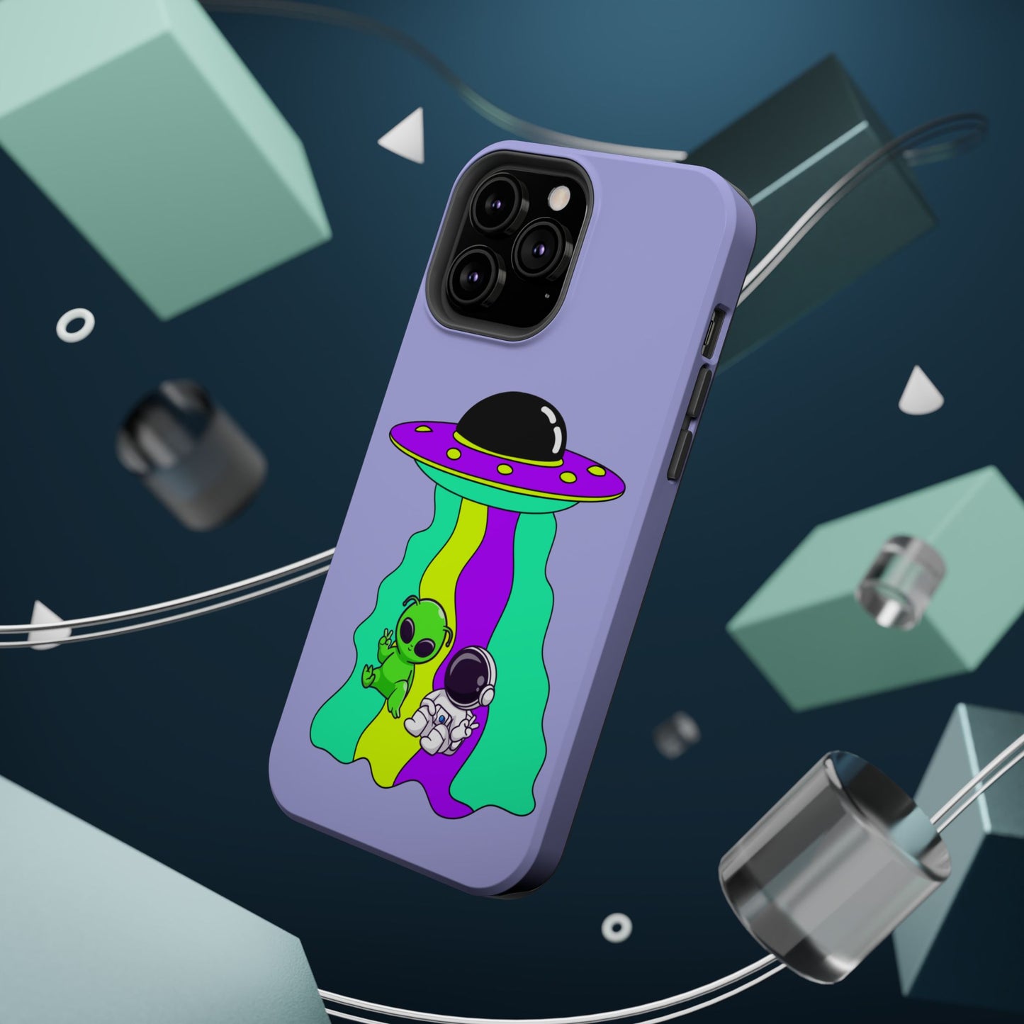 Alien and Astronaut Phone Case