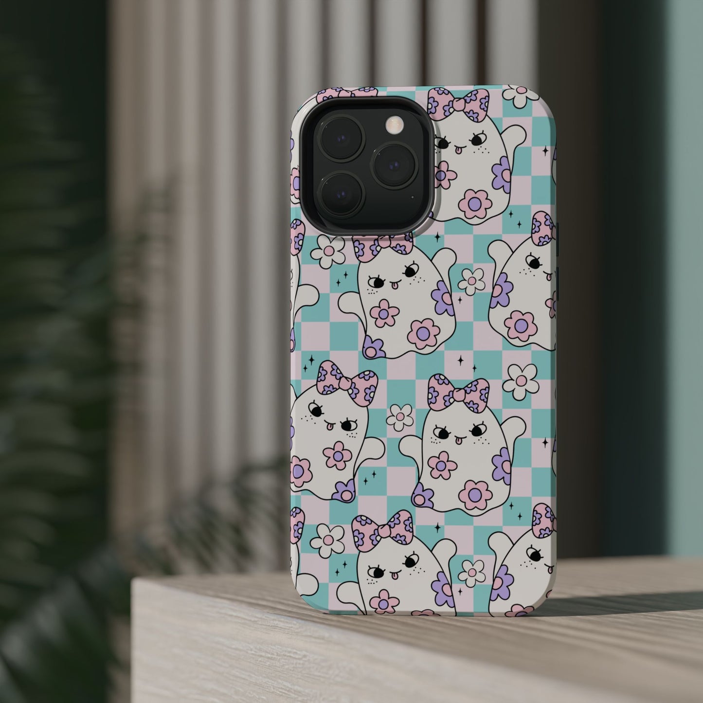 Adorable Ghost Pattern Magnetic Phone Case