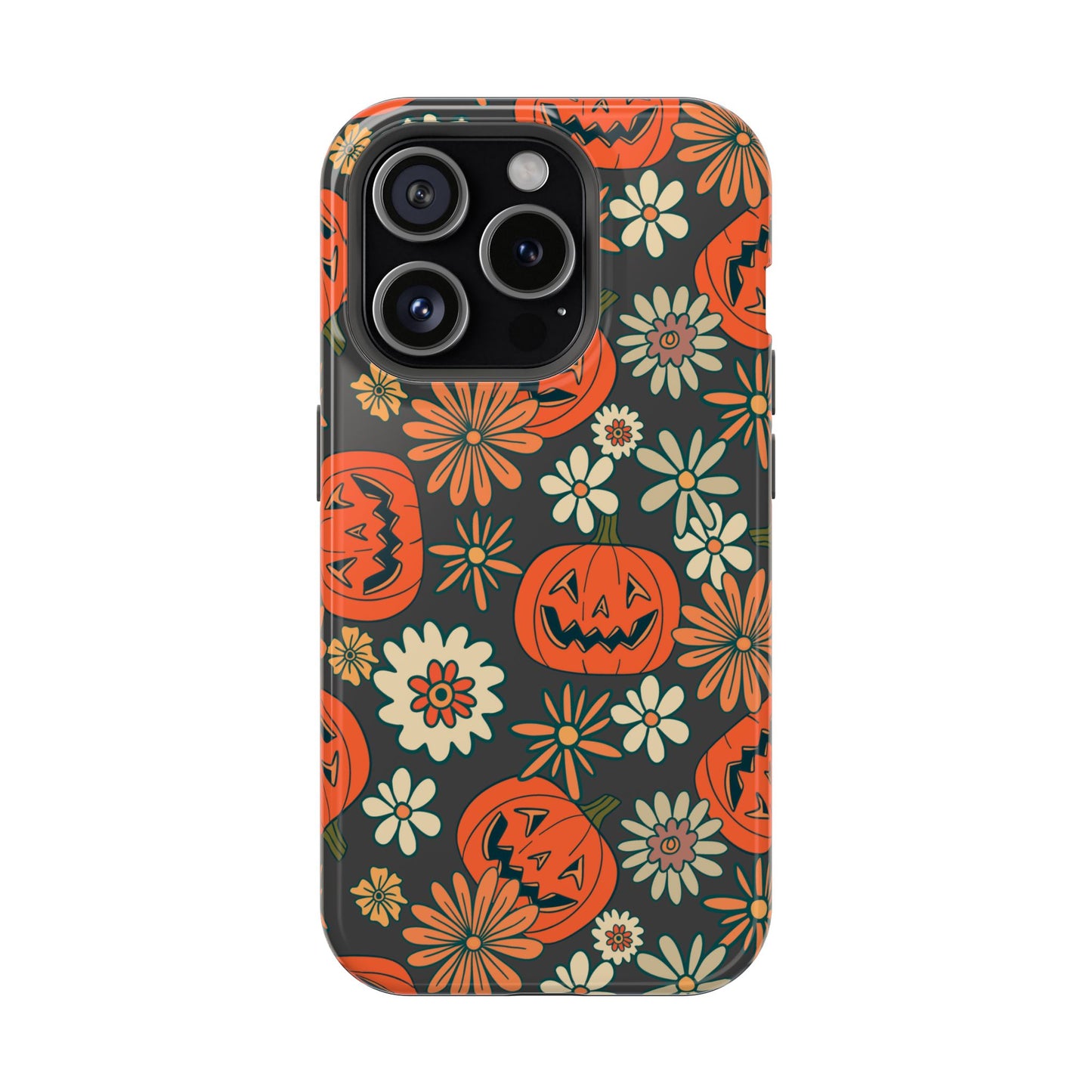 Pumpkin Floral iPhone Case