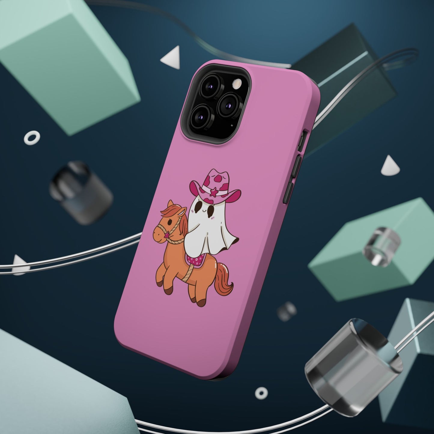 Playful Ghost Cowboy Phone Case