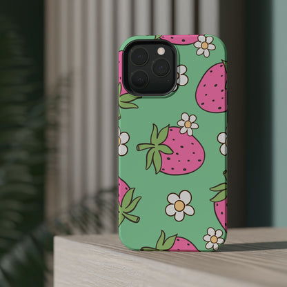 Cute Strawberry Impact-Resistant Phone Case