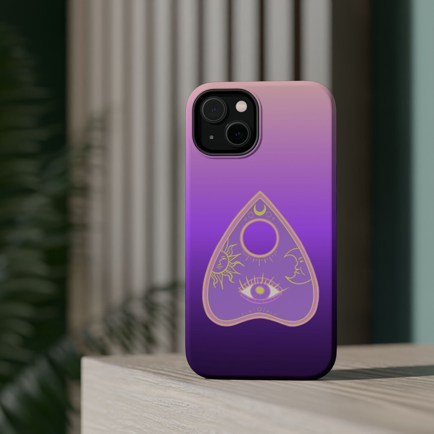 Purple Gradient with Planchette and Celestial Design