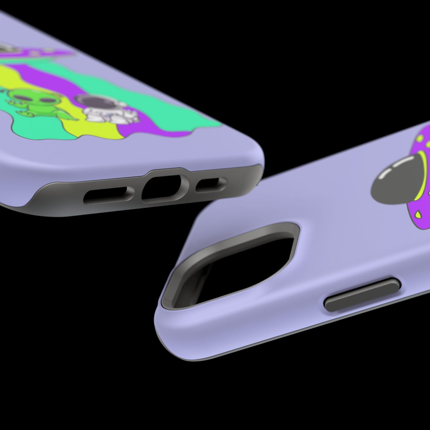 Alien and Astronaut Phone Case