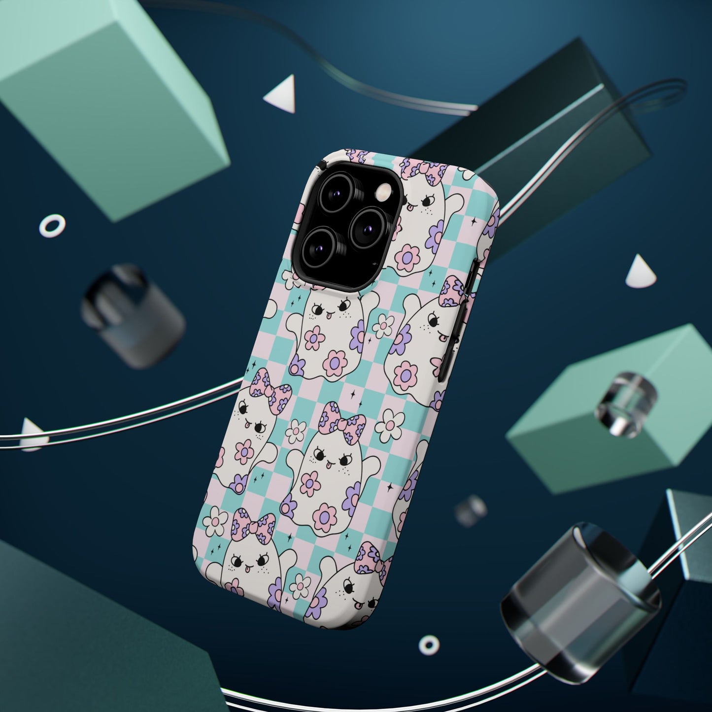 Adorable Ghost Pattern Magnetic Phone Case