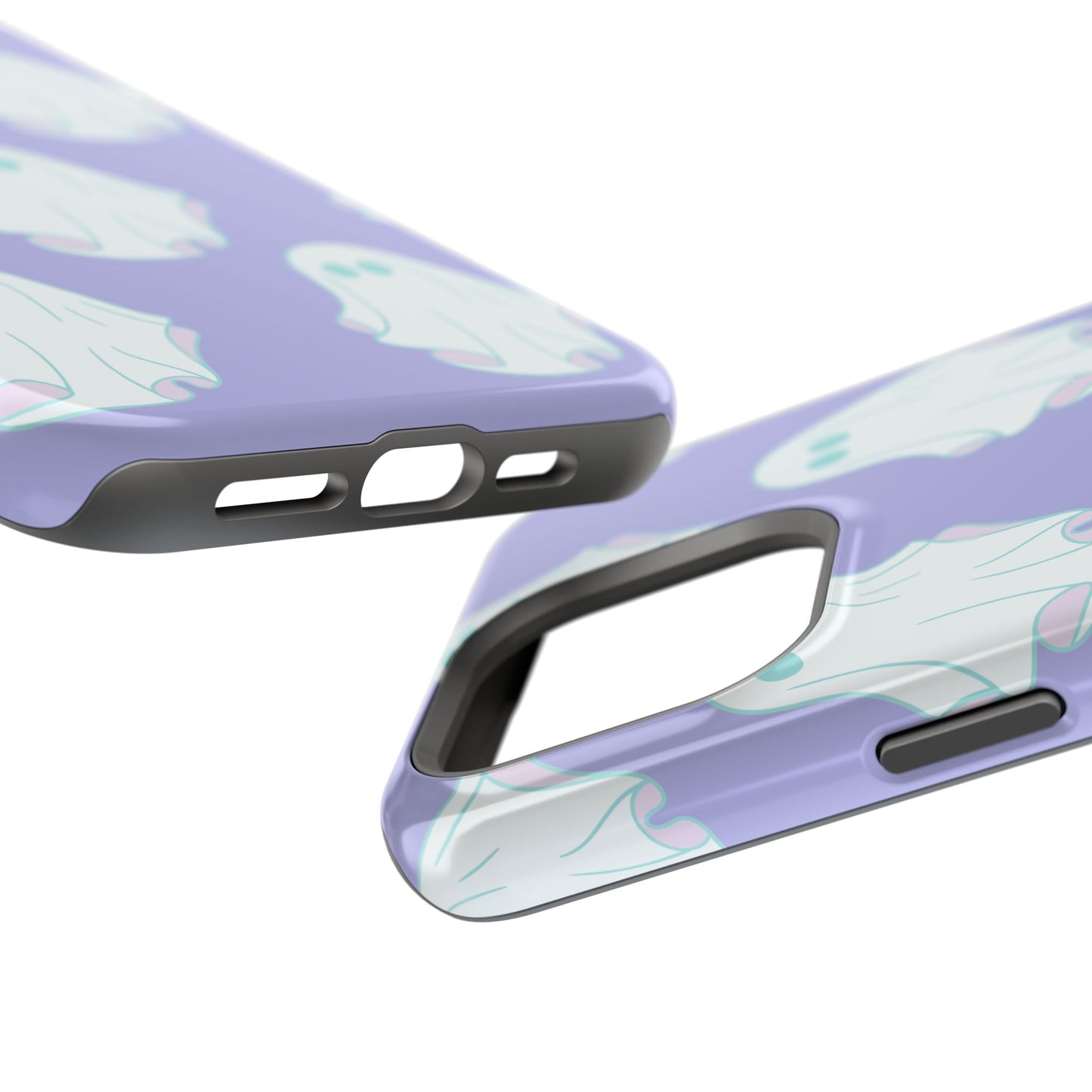 Ghost-Themed Impact-Resistant Phone Case