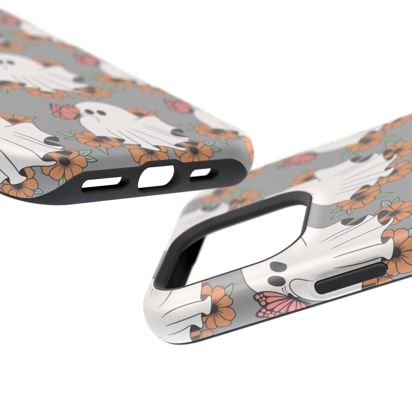 Cute Ghost Floral Phone Case