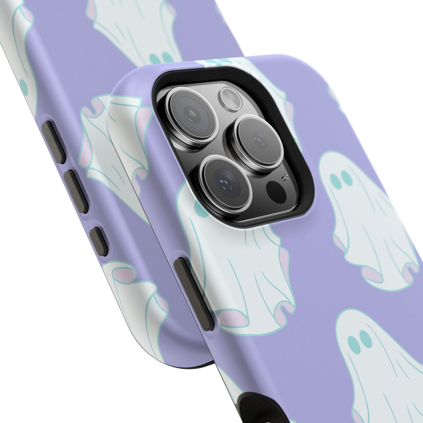 Ghost-Themed Impact-Resistant Phone Case