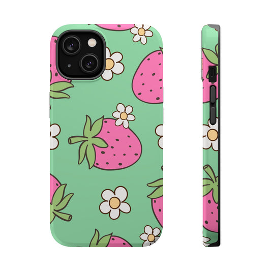 Cute Strawberry Impact-Resistant Phone Case