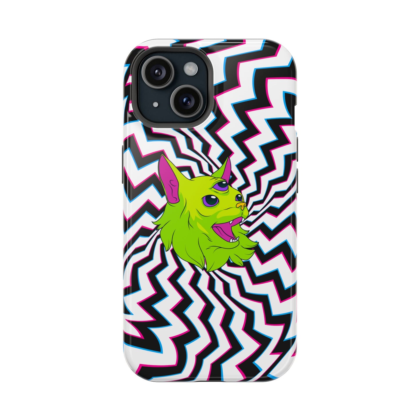 Vibrant Alien Cat Magnetic Phone Cases