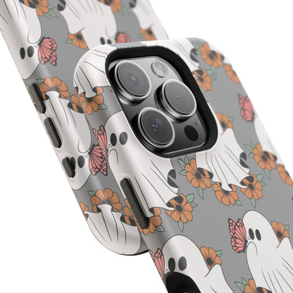 Cute Ghost Floral Phone Case