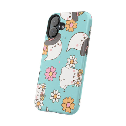 Cute Floral Ghost Magnetic Phone Case