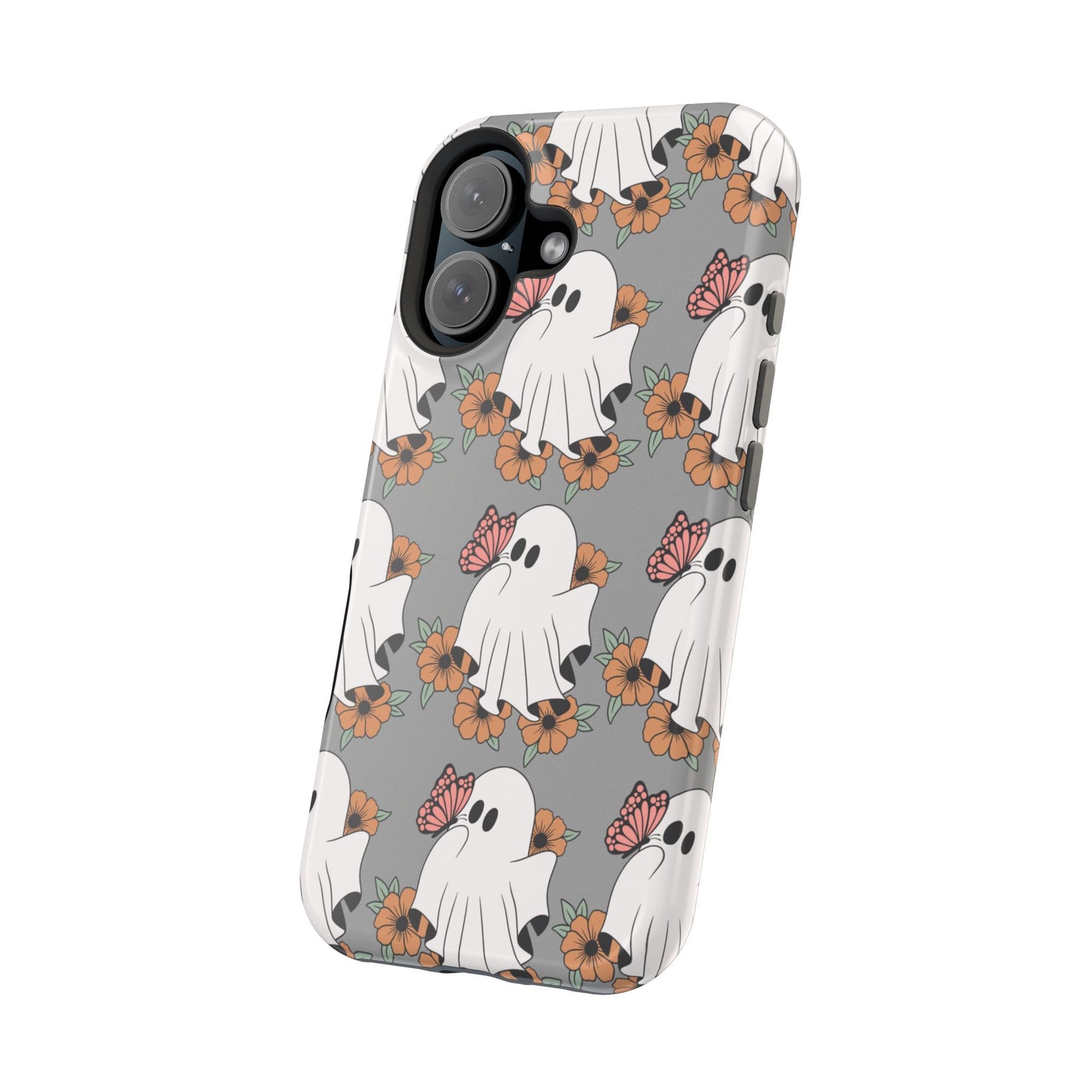 Cute Ghost Floral Phone Case