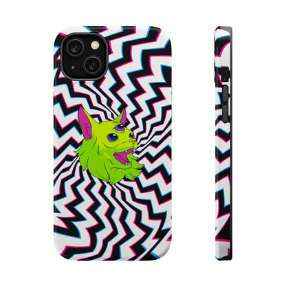 Vibrant Alien Cat Magnetic Phone Cases