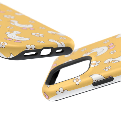 Charming Duck Pattern Magnetic Phone Case