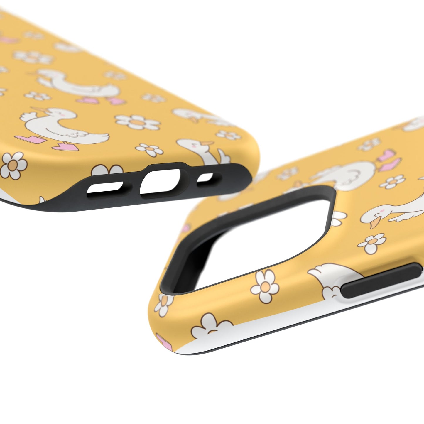 Charming Duck Pattern Magnetic Phone Case