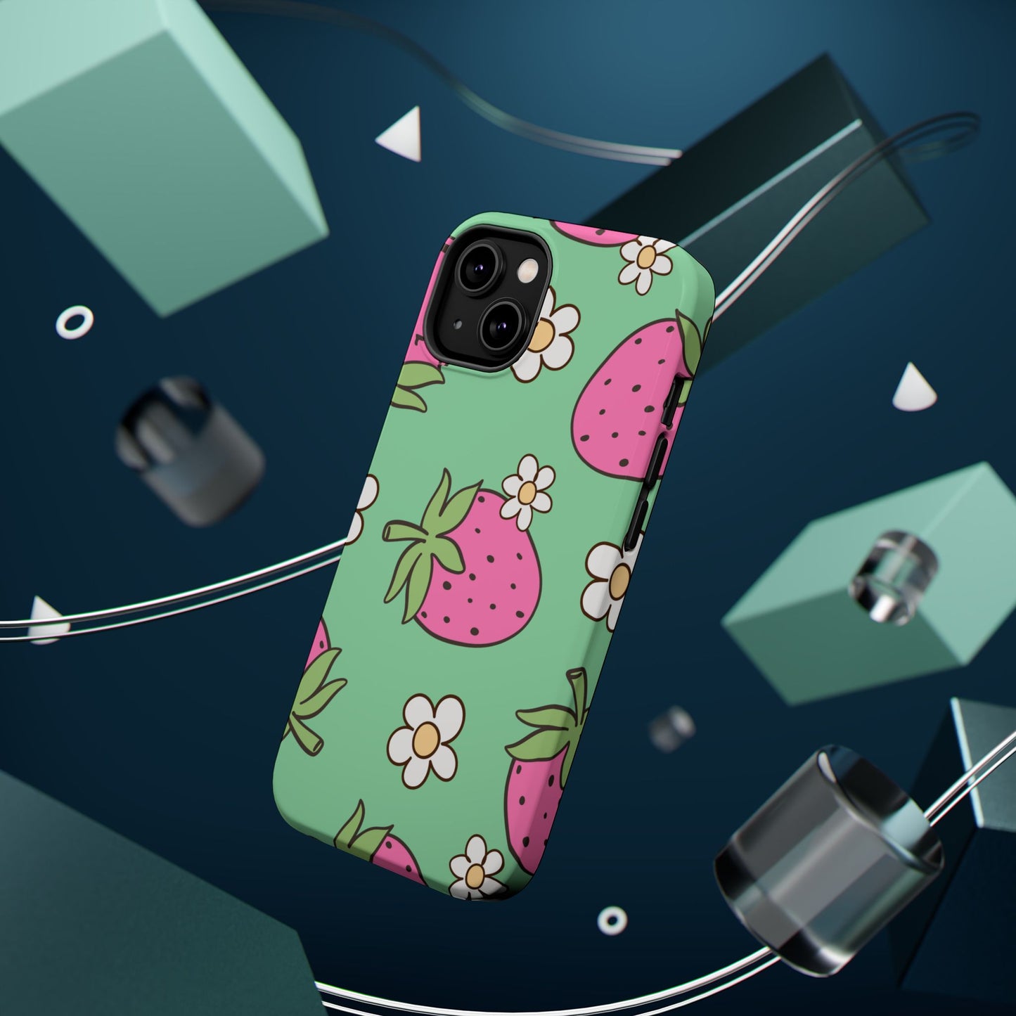Cute Strawberry Impact-Resistant Phone Case