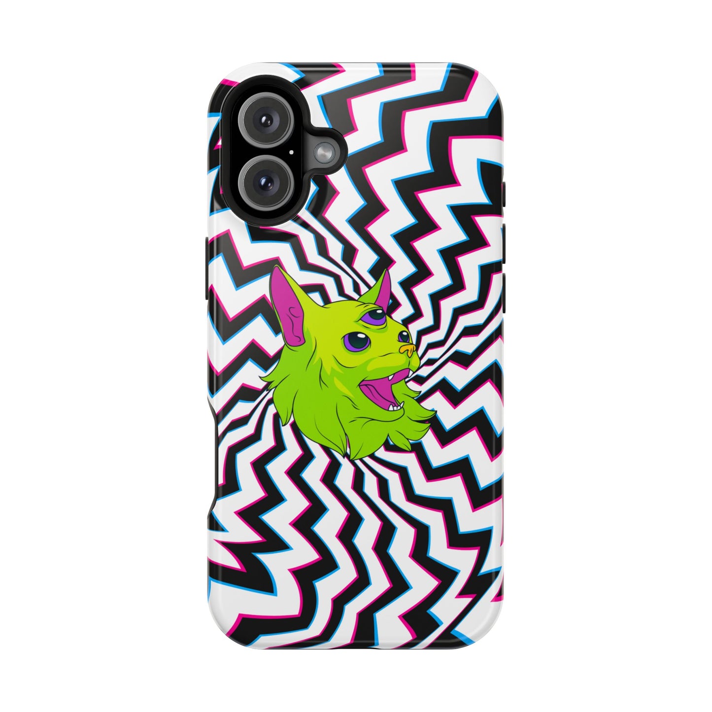 Vibrant Alien Cat Magnetic Phone Cases