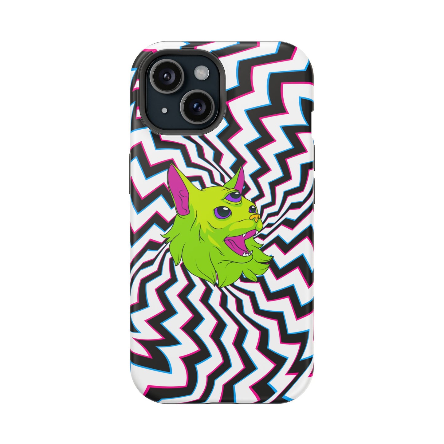 Vibrant Alien Cat Magnetic Phone Cases